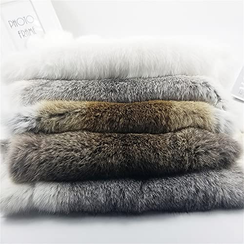 4pcs Assorted Bulk Craft Grade Natural Rabbit Skins Real Quality Rabbit Pelts Perfect for Decoration, Cat/Dog Toys, Sewing, or Crafting Fur Hide 10" by 14"