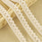 Lace Trim, Vintage Eyelet Lace Ribbon, Crochet Sewing Lace Scalloped Edge for Bridal Wedding-Scrapbooking Craft Supply, Width 0.7Inch 15Yards (Style A, Beige)