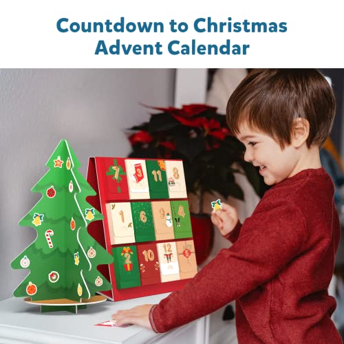 Skillmatics Countdown to Christmas Advent Calendar 2022 | Holiday Gifts for 5 to 12 Years | Includes exciting daily activities, games & a personal Christmas tree to decorate with sticker ornaments