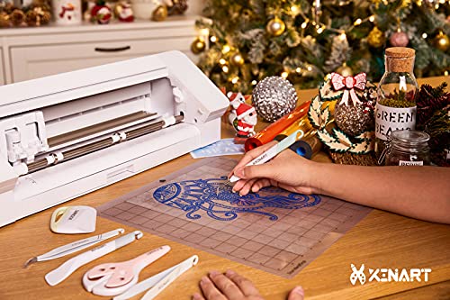 XINART StandardGrip Cutting Mat for Silhouette Cameo 4/3/2/1(3 Mats,12x12 inch) Standard Grip Adhesive Sticky Accessories Craft Vinyl Replacement Cut Mats for Silhouette Cameo