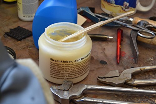 Hirschkleber, Craft Paste, Toe Puff Glue, Leathercrafts Glue, Stiffener Glue 600g (21.16oz)