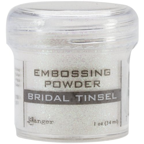 Ranger Embossing Powder, 1-Ounce Jar, Bridal Tinsel (EPJ-37446)
