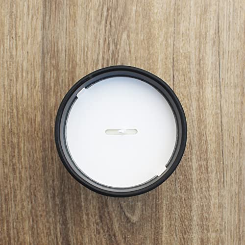 CandMak Candle Dust Covers, 160pcs Blank White Matte Candle Dust Lid with Pull Tab for Candle Making (2.5")