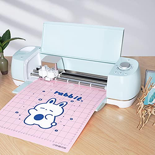 DOOHALO Cutting Mat for Cricut Maker and Cricut Explore Air2 One Smart Cutting Machine Expression 12 X 12 inch 5 Pack Replacement Variety Grip Fabric Grip Adhesive Vinyl Mats