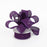 Burlap Ribbon Perfect for Wedding Home Decoration Gift Wrap Bows Made Handmade Art Crafts 1-1/2 Inch X 10 Yard Spool (Dark Purple)