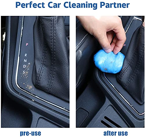 JUSTTOP Universal Cleaning Gel for Car, Detailing Putty Gel Detail Tools Car Interior Cleaner Laptop Cleaner(Blue)