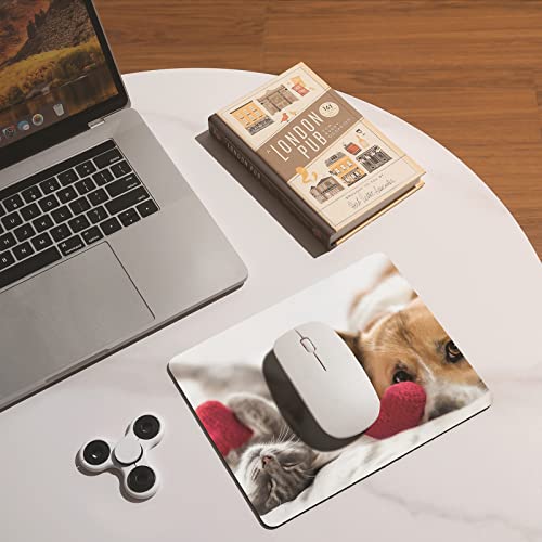 OFFNOVA 12Pcs Sublimation Blank Mouse Pad for Heat Press Printing Crafts, 22 x 18 x 0.3cm Mouse Pads