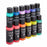 KINGART Studio Acrylic Craft Paint, 60ml Bottle, Set of 12 Iridescent Colors