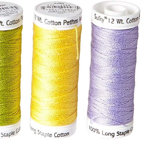 Sulky 712-34 Summer Collection Crossroads Cotton Petites 12 Weight , 10 Pieces Per Pack, Multicolor