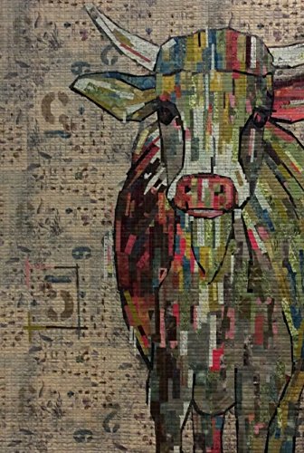 Abilene Cow Collage Quilt Pattern by Laura Heine