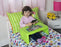 CoCoMelon Kids Lap Desk with Storage - Folding Lid and Collapsible Design - Portable for Travel or use in Bed at Home - Great for Writing, Reading or Other School Activities