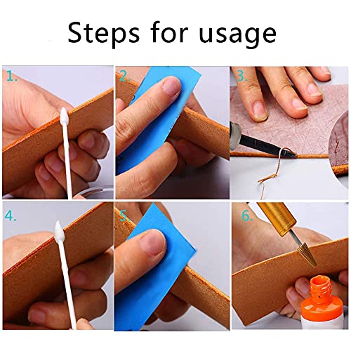 BUTUZE Convenient Leather Edge Dye Pen, Colorful Edge Roller Applicator, Essential Leather Edge Printing Tool for Leather Craft DIY, Leather Working,Leather Making