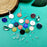 270Pcs Faux Druzy Drop Earrings Set,20Pcs Earrings Wire Hooks Blanks 50Pcs Stud Earrings 100Pcs Mixed Color Faux Quartz 100Pcs Rubber Earring Back for DIY Jewelry Making Findings,Earring Supplies