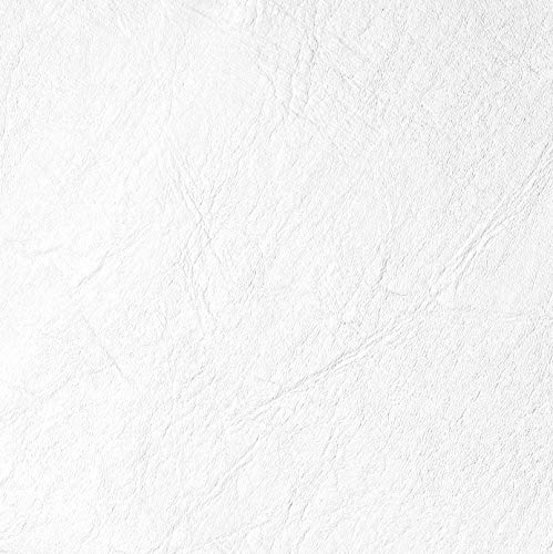 VViViD White Weatherproof Faux Leather Finish Marine Vinyl Fabric (5ft x 54")