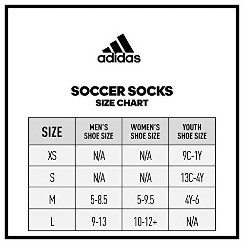 adidas womens Rivalry Soccer (2-pair) OTC Sock Team, Team Power Red/White, Medium US