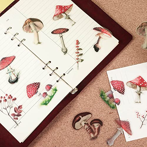 200 Pcs Floral Scrapbooking Vintage Stickers, Self-Adhesive Flowers Stickers for Journaling Card Making Scrapbook Floral Style Stickers for Wall Notebook Scrapbook Letters Card Window DIY (Mixed Style)