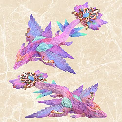 KAKIWYHHH Magical Sky Dragon 3D Epoxy Resin Silicone Mold for Fondant Sugar Craft, Cake Topper Decorating, Polymer Clay, Plaster