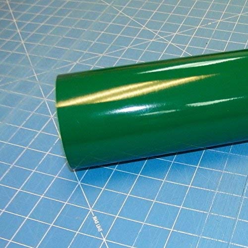 12" x 10 Ft Roll of Glossy Oracal 651 Forest Green Vinyl for Craft Cutters and Vinyl Sign Cutters