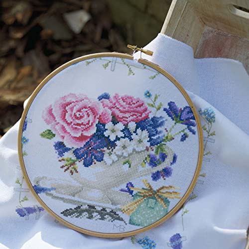 Lanarte Bouquet of Roses Counted Cross-Stitch Kit