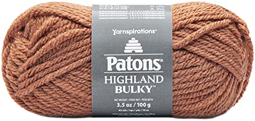 Patons Highland Bulky Solids Yarn, Golden