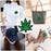 PAGOW 20 Pieces Pot Leaf Patches Embroidery, Hippie Retro Weed Sew-on Patch for Clothing Dress Hat Pants Shoes Curtain, Green Weed Leaf Iron on Patch DIY Craft Decoration