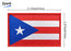 QQSD Puerto Rico Flag Patch Puerto Rican Tactical Patch - Hook and Loop Fastener, 2 Pack