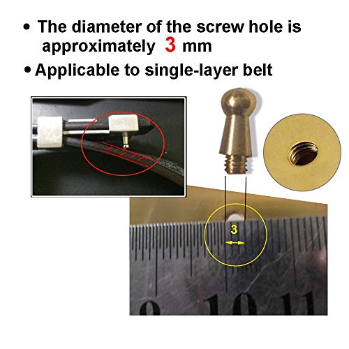 DIY Belt Buckle Screws Hook Replacement for Repair Belts Handbag Accessories