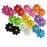 Geek-M 20 Pcs Iron On Patches Flower Applique Patches Mixed Color Decorative Patches