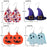 9 Pairs Halloween Faux Leather Earrings for Women Lightweight Leaf Long Dangle Earrings Teardrop Earrings
