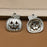 HEALLILY 100pcs Halloween Pumpkin Pendants Vintage Beads Charm Metal Loose Beads for Halloween DIY Bracelet Necklace Earring Jewelry Making