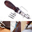 Jmuiiu Leather Groover Tool Stitching Groover Creasing Edge Beveler Leathercraft Kits with 1/2/4/6 Prong Leather Stitching Punch Adjustable DIY Diamond Lacing Stitching Chisel for Leathercraft Work