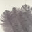 LONDGEN 10PCS Ostrich Feather 12-14 inch(30-35cm) Plumes for Party Wedding Centerpiece Festival Vases Decoration(Grey)