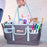 Everything Mary Deluxe Store and Tote, Heather Grey & Teal - Caddy for Art, Craft, Sewing & Scrapbooking Supplies - Craft Organizers and Storage with Many Compartments