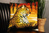 Vervaco Cross Stitch Embroidery Kits Pillow Front for Self-Embroidery with Embroidery Pattern on 100% Cotton and Embroidery Thread, 15,75 x 15,75 Inches - 40 x 40 cm, Leopard