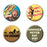Ata-Boy Button Set - The Goonies adventure Button Set, Officially Licensed Collectible Buttons