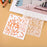 9pcs Geometric Layering Stencils, DIY Craft Painting Templates, Reusable Drawing Stencils for Wall Scrapbooking Stamp Album Decor (13x13cm)