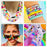 QUEFE 4700pcs, 72 Colors Pony Beads Rainbow Kandi Bead for Bracelets Making Kit, 3600pcs 9mm Plastic Beads and 1000pcs Letter Beads, Alphabet Beads for Bracelets Jewelry Making with Elastic Threads