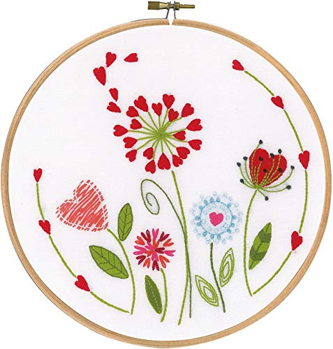 Vervaco Embroidery KIT Flowers, Multicoloured