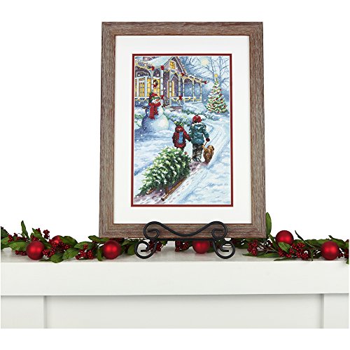 Dimensions 70-08960 Counted Cross Stitch Kit, Christmas Tradition, 14 Count White Aida Cloth, 9" x 14"