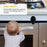 EUDEMON 1 PackChildproof Oven Door Lock, Oven Front Lock Easy to Install and Use Durable and Heat-Resistant Material no Tools Need or Drill (Black)