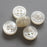 YaHoGa 20 Pieces 10mm (2/5 inch) Genuine White Mother of Pearl Buttons for Shirts with 4.0MM Thickness White MOP Shirt Buttons (10MM)