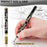 Stylo 4 Count Acrylic Metallic Pens - Black, Gold, Silver And White Paint Pens - Fine Tip Permanent Acrylic Metallic Paint Markers for Rock Painting, Glass, Wood, Arts and Crafts for Adults