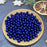 Pearl Beads,300 Pcs Craft Beads Loose Pearls 8mm Round Spacer Beads for Earring Bracelet Necklace Key Chains Jewelry DIY Craft Making,Decoration and Vase Filler (8mm, Royal Blue)