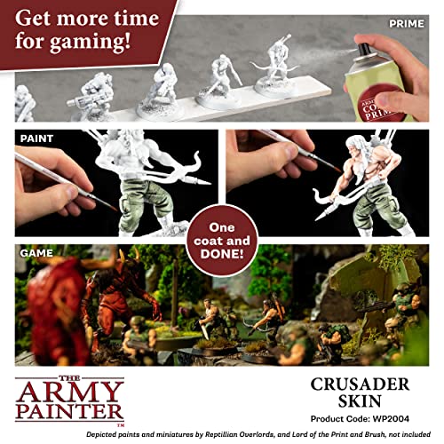 The Army Painter Crusader Skin Speedpaint- Acrylic Non-Toxic Heavily Pigmented Water Based Paint for Tabletop Roleplaying, Boardgames, and Wargames Miniature Model Painting