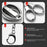 Travel Folding Scissors-3 Pack,Multipurpose, Comfort Grip, Stainless Steel Telescopic Cutter,Home Office Folding Safety Portable Scissors