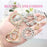 Scarf Tie Buckle Rings for Women,12PCS Metal Party T Shirt Pearls Rhinestone Clips,Clothes Corner Knotted Button for Women Girls Decorative Accessories TXZWJZ