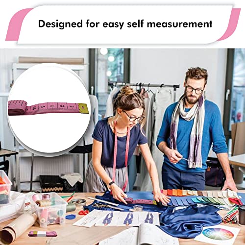 Measuring Tape - Body & Fabric Measure Tape for Sewing, Seamstress, Tailor, Cloth, Waist, Crafting, Fitness, Dual Sided Multipurpose Metric Tape- 60 inches