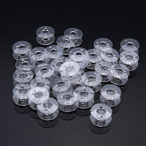 30Pack Plastic Sewing Machine Bobbins for Brother