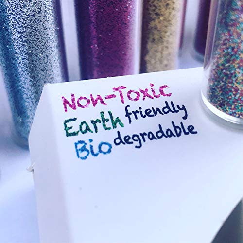 Biodegradable Glitter for Art, Craft, Body, and Makeup--Great for Kids Too, and It's Fair Trade!