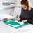 KC GLOBAL A2 (24"x18") Self-Healing Cutting Mat (Dark Green) - Sturdy, Reversible, Eco-Friendly, Non-Slip. Premium Desk Mat for Crafters, Quilters, and Hobbyist